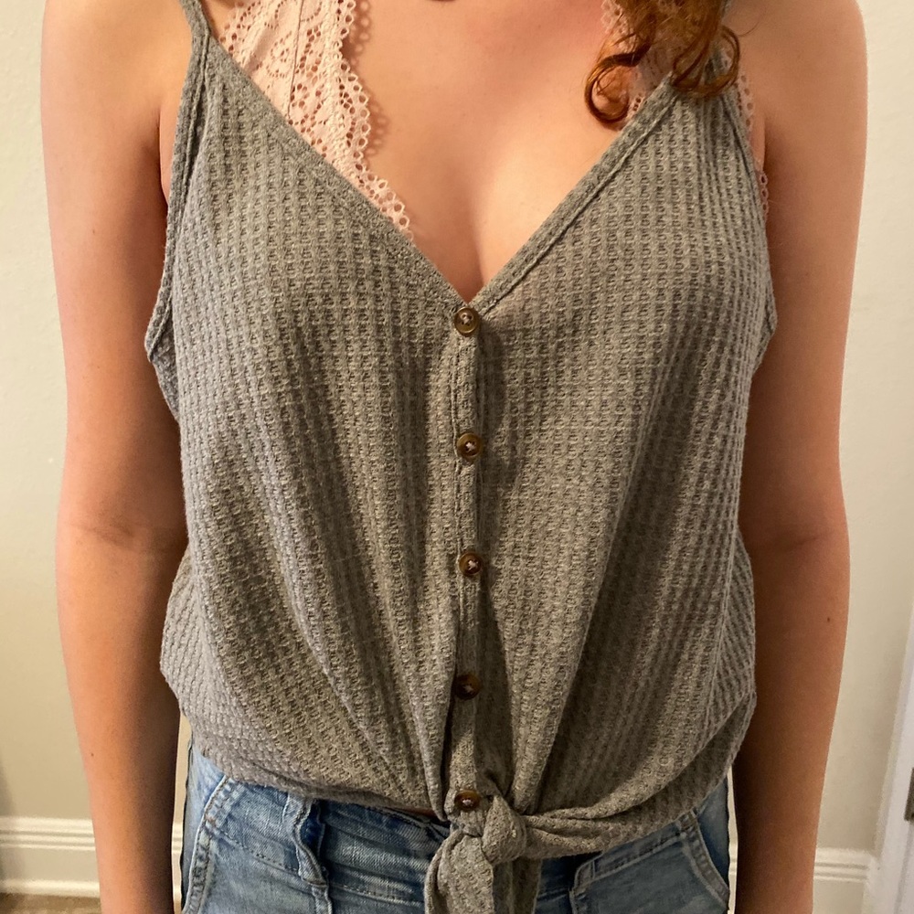 Gray tank/shirt